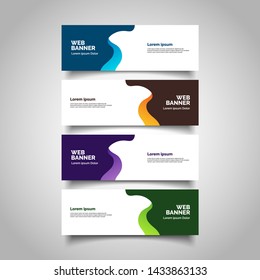 abstract vector banners.modern template design for web