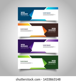 abstract vector banners.modern template design for web