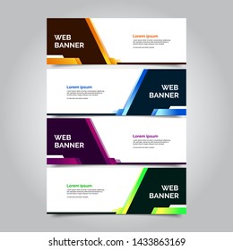 abstract vector banners.modern template design for web