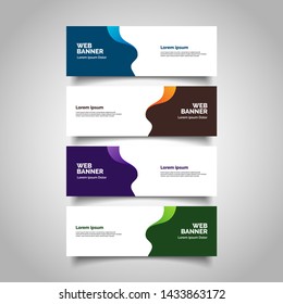 abstract vector banners.modern template design for web