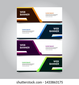 abstract vector banners.modern template design for web