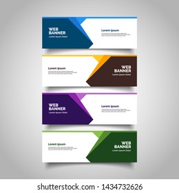 abstract vector banners.modern template design for web