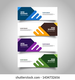 abstract vector banners.modern template design for web