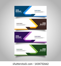 abstract vector banners.modern template design for web