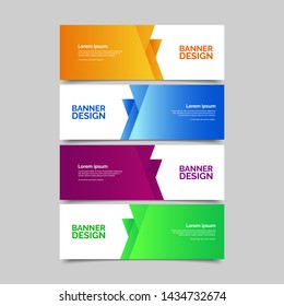 abstract vector banners.modern template design for web