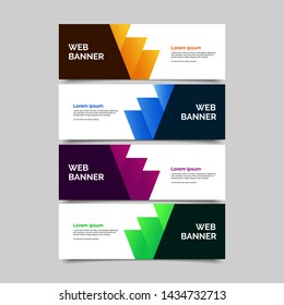 abstract vector banners.modern template design for web