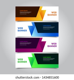abstract vector banners.modern template design for web