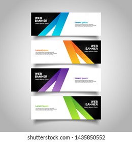 abstract vector banners.modern template design for web