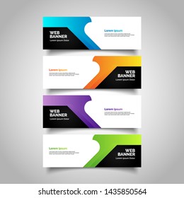 abstract vector banners.modern template design for web