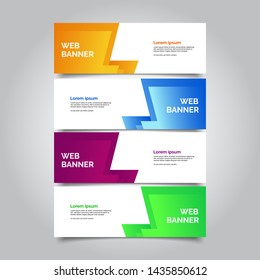 abstract vector banners.modern template design for web