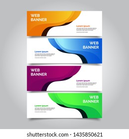 abstract vector banners.modern template design for web