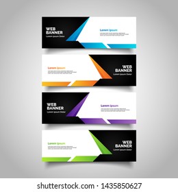 abstract vector banners.modern template design for web