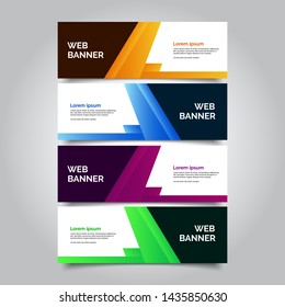 abstract vector banners.modern template design for web