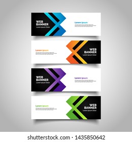 abstract vector banners.modern template design for web