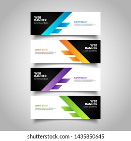 abstract vector banners.modern template design for web