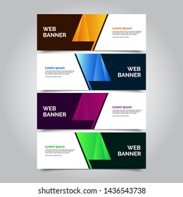 abstract vector banners.modern template design for web