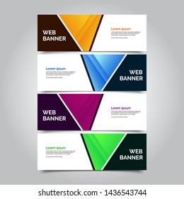 abstract vector banners.modern template design for web