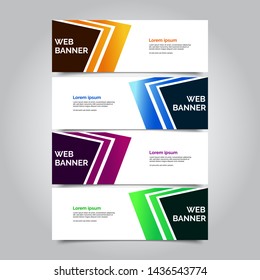 abstract vector banners.modern template design for web