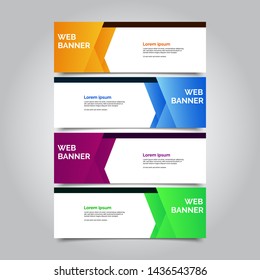 abstract vector banners.modern template design for web