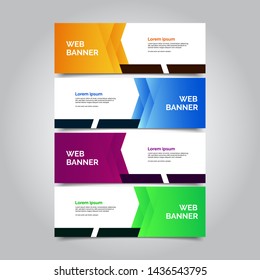 abstract vector banners.modern template design for web