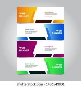 abstract vector banners.modern template design for web