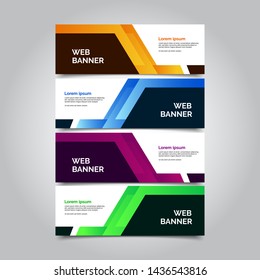 abstract vector banners.modern template design for web