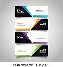 abstract vector banners.modern template design for web