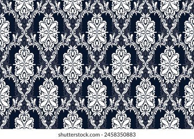 Abstract Vector, Batik, fabric embroidery, Ikat pattern, Ikat chevron, Paisley pattern, Vector element, Ethnic pattern, Ogee, Geometric ethnic, Seamless textile, native american, Background printing.