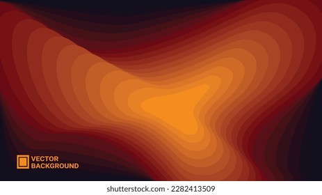 Abstract Vector bg  Bright Background Yellow Orange Waves