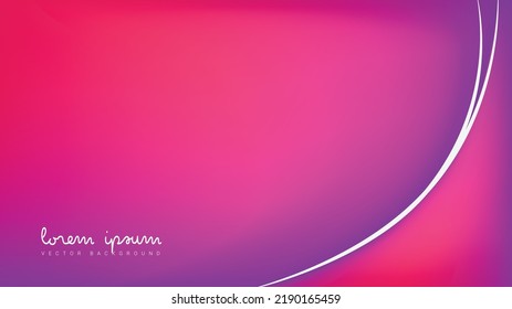 vector abstracto bg curva línea gradiente malla rosa azul púrpura