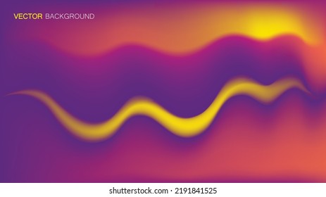 abstract vector bg yellow orange pink purple curves gradients bright background