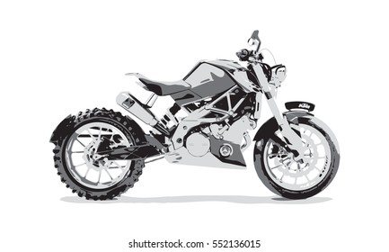 abstract vector bike grunge texture
