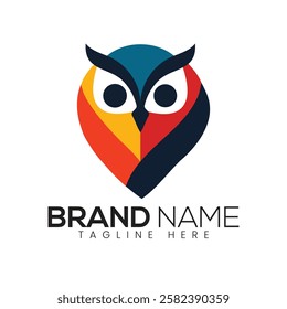 Abstract Vector Bird Logo Design Template