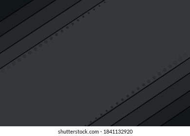 corte de papel de fondo negro vector abstracto. fondo de negocio para una presentación.
