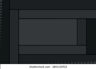abstract vector black background paper cut. business backdrop for a presentation.