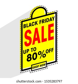 Abstract vector black friday sale layout background. Black Friday banner poster badge sticker web advertising. vector illustration.