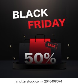 Abstract vector black friday sale layout background. tag, banner, advertising, 