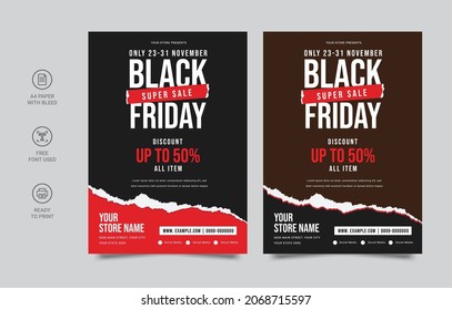Abstract vector black Friday sale layout background. Black Friday sale banner layout design. Black Friday sale inscription design template. Vector illustration