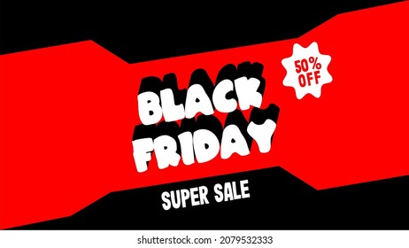 Abstract vector black friday sale layout background
