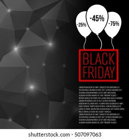 Abstract vector black friday sale layout background. For art template design, list, page, mockup brochure style, banner, idea, cover, booklet, print, flyer, book, blank, card, ad, sign, poster, badge.
