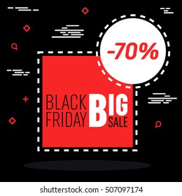 Abstract vector black friday sale layout background. For art template design, list, page, mockup brochure style, banner, idea, cover, booklet, print, flyer, book, blank, card, ad, sign, poster, badge.