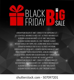 Abstract vector black friday sale layout background. For art template design, list, page, mockup brochure style, banner, idea, cover, booklet, print, flyer, book, blank, card, ad, sign, poster, badge.