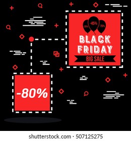 Abstract vector black friday sale layout background. For art template design, list, page, mockup brochure style, banner, idea, cover, booklet, print, flyer, book, blank, card, ad, sign, poster, badge.