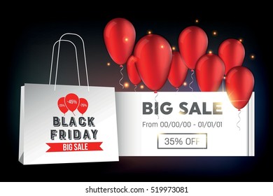 Abstract vector black friday sale layout background. For art template design, list, page, mockup brochure style, banner, idea, cover, booklet, print, flyer, book, blank, card, ad, sign, poster, badge.