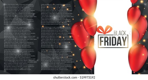 Abstract vector black friday sale layout background. For art template design, list, page, mockup brochure style, banner, idea, cover, booklet, print, flyer, book, blank, card, ad, sign, poster, badge.