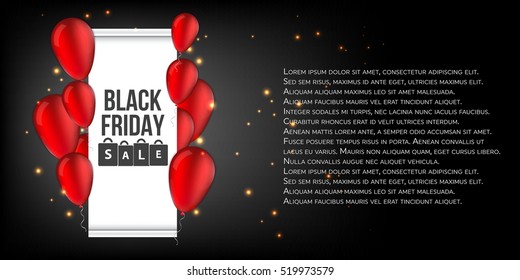 Abstract vector black friday sale layout background. For art template design, list, page, mockup brochure style, banner, idea, cover, booklet, print, flyer, book, blank, card, ad, sign, poster, badge.