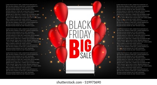 Abstract vector black friday sale layout background. For art template design, list, page, mockup brochure style, banner, idea, cover, booklet, print, flyer, book, blank, card, ad, sign, poster, badge.