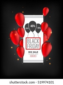Abstract vector black friday sale layout background. For art template design, list, page, mockup brochure style, banner, idea, cover, booklet, print, flyer, book, blank, card, ad, sign, poster, badge.