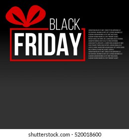 Abstract vector black friday sale layout background. For art template design, list, page, mockup brochure style, banner, idea, cover, booklet, print, flyer, book, blank, card, ad, sign, poster, badge.