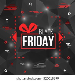 Abstract vector black friday sale layout background. For art template design, list, page, mockup brochure style, banner, idea, cover, booklet, print, flyer, book, blank, card, ad, sign, poster, badge.